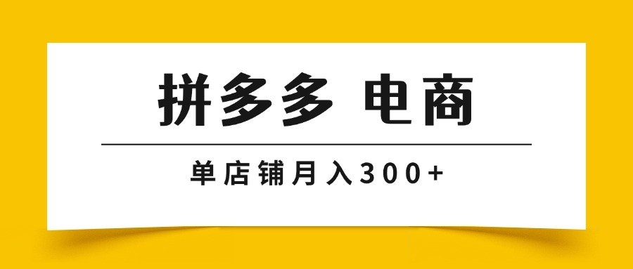 拼多多 电商掘金 3.0